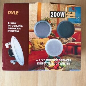Pyle 2 Way In Ceiling Speaker System